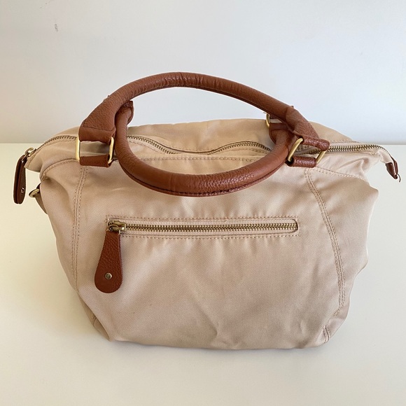 Tan satchel bag - Picture 3 of 9
